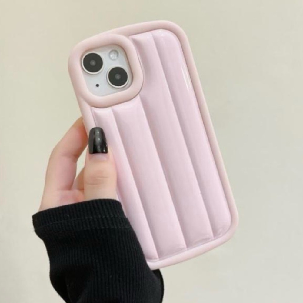 iphone 12 Pro Pink Foamy Case